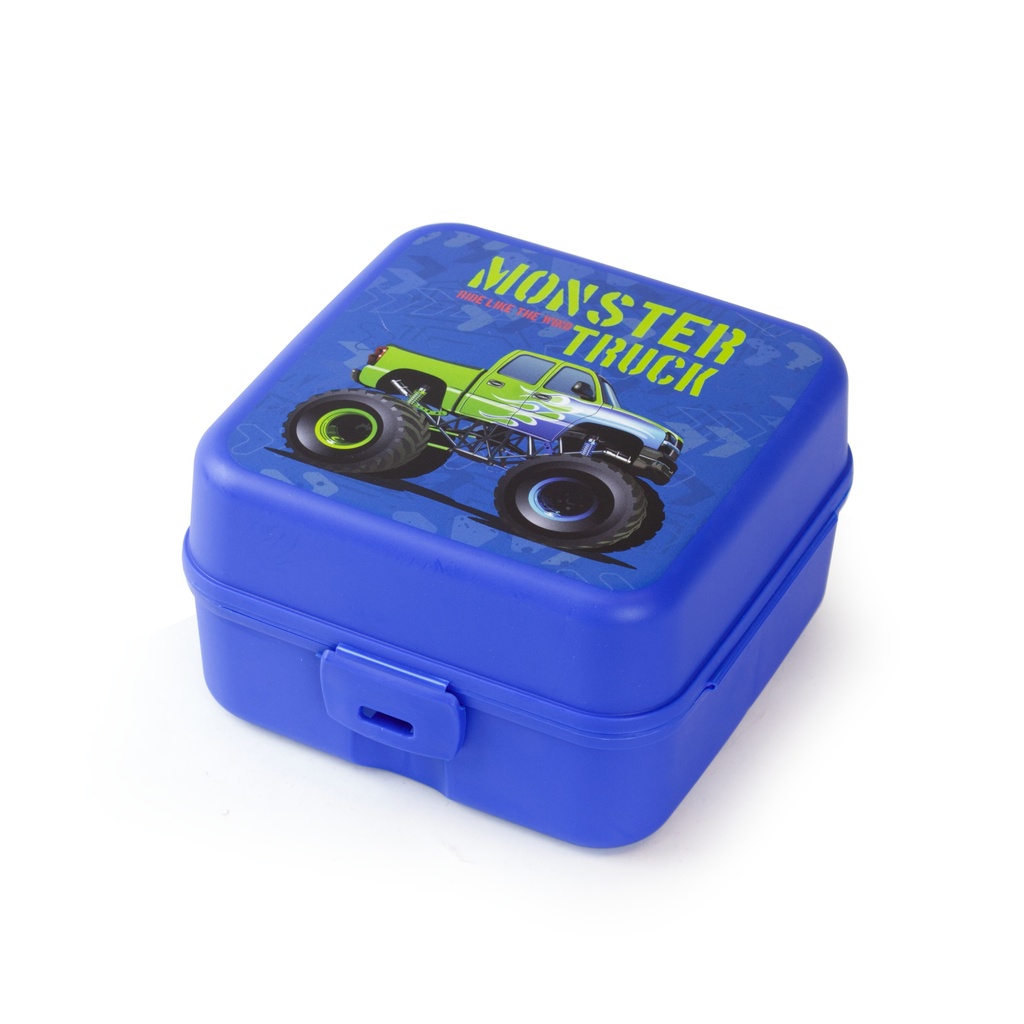 Fiambrera (libre BPA) doble fondo1000 cc Monster Trucks
