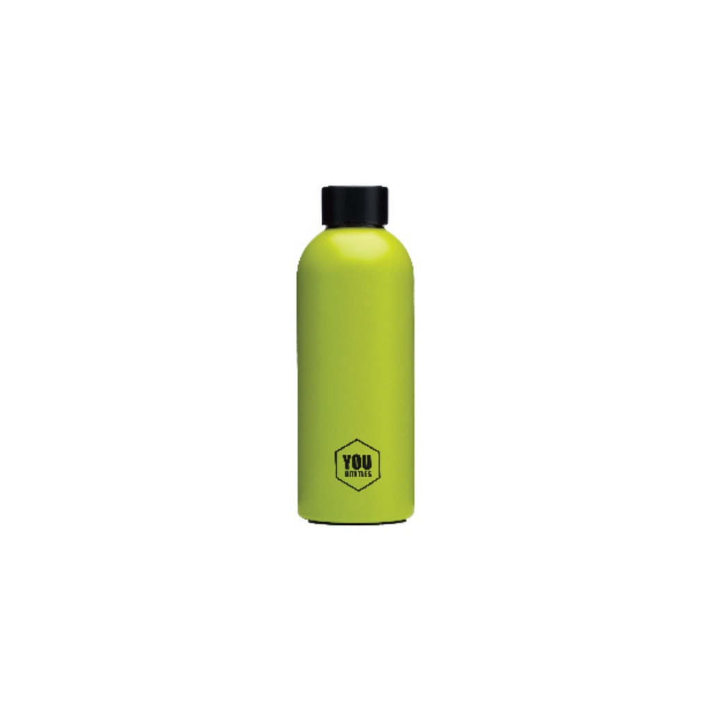 Botella de Acero Inoxidable de 500 ml Verde