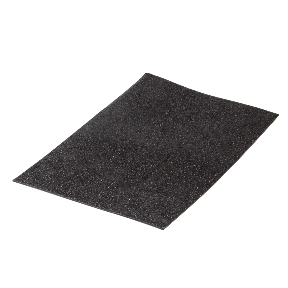 Bolsa 10 láminas EVA purpurina biodegradable 40 x 60 cm negra