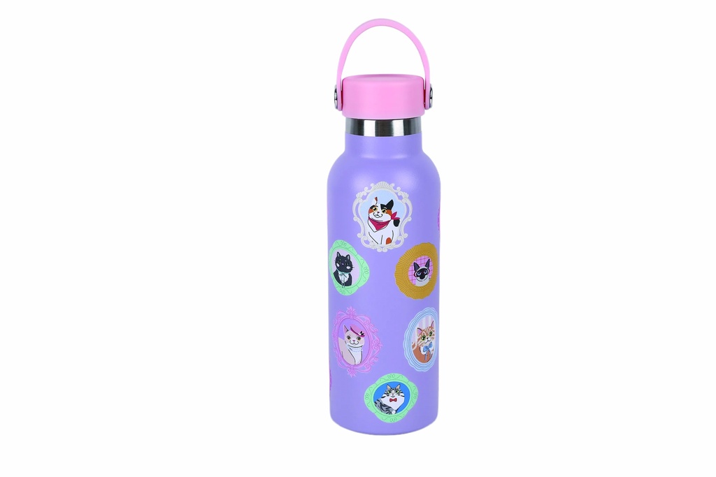 Botella de agua de acero inoxidable gatitos 500 ml