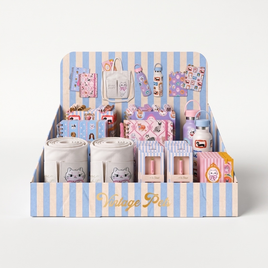 Expositor vintage pets surtido