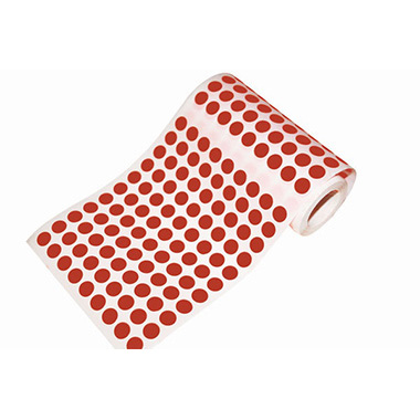 [1041008] Caja rollo 5.643 gomets círculo pequeño marrón