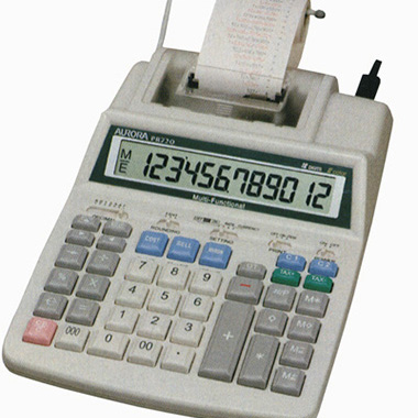[1230302] # Calculadora Aurora impresora 12 dígitos PR720
