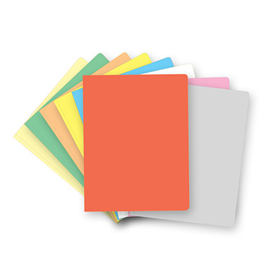 [1261009] Pack 50 subcarpetas A4 pastel rojo 180 g
