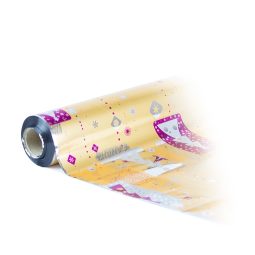 [3155542] Bobina 0.7 x 50 metros metalizada árbol fondo oro