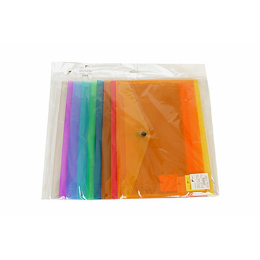 [4170500] Bolsa 10 sobres portadocumentos A4 colores surtidos