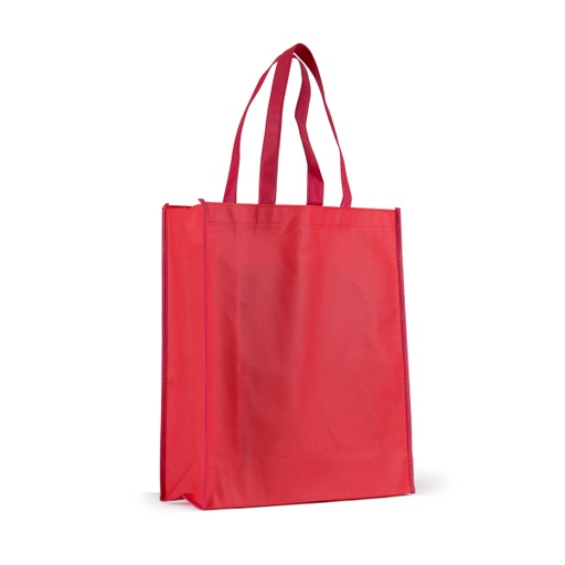 [5078001] Bolsa con asas 40 x 35 x 12 cm TNT 80 g roja