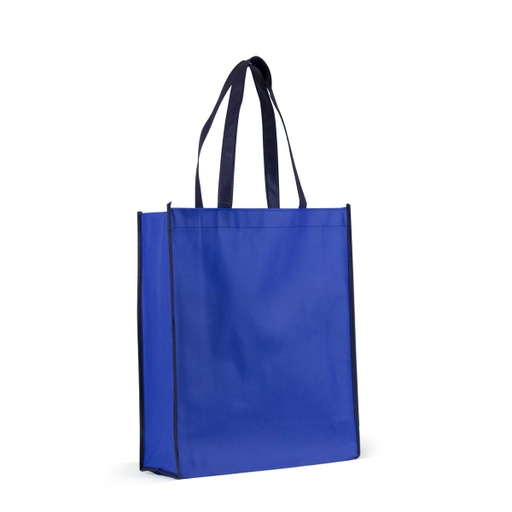 [5078003] Bolsa con asas 40 x 35 x 12 cm TNT 80 g azul