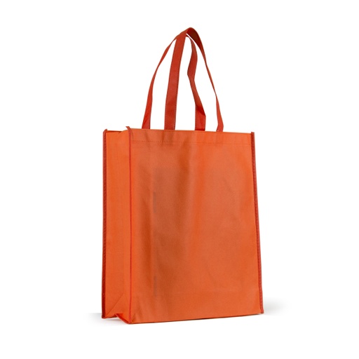 [5078005] Bolsa con asas 40 x 35 x 12 cm TNT 80 g naranja
