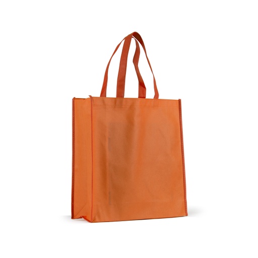 [5078025] Bolsa con asas 35 x 36 x 12 cm TNT 80 g naranja
