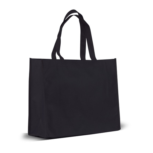 [5078042] Bolsa con asas 30 x 39 x 13 cm TNT 80 g negra