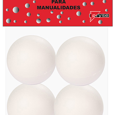 [5080006] Bolsa 4 bolas poliestireno 60 mm ø