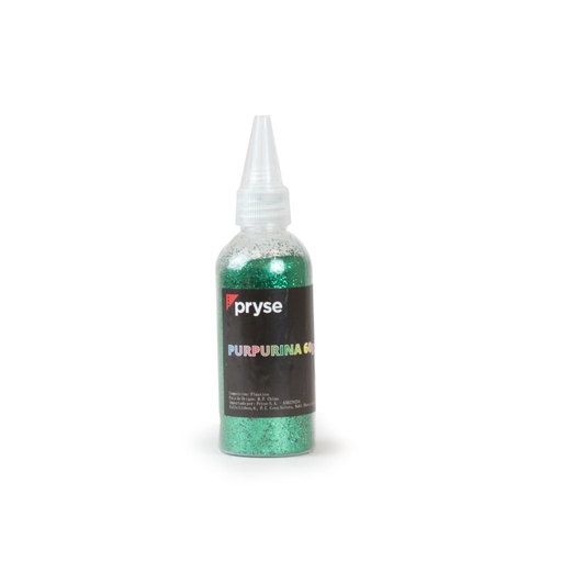 [5200013] Expositor 6 botes aplicador 60 g purpurina verde