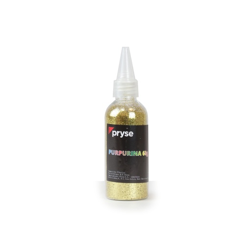 [5200014] Expositor 6 botes aplicador 60 g purpurina oro