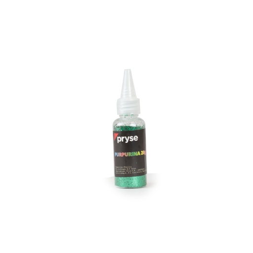 [5200033] Expositor 24 botes aplicador 20 g purpurina verde