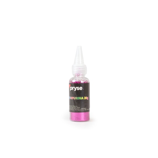 [5200036] Expositor 24 botes aplicador 20 g purpurina fucsia