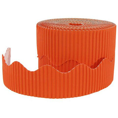 [5300006] Borde cartón ondulado naranja 10 cm x (7.5 m x 2)