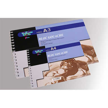 [6230042] Cuaderno dibujo A3 gouache 32 hojas 160 g