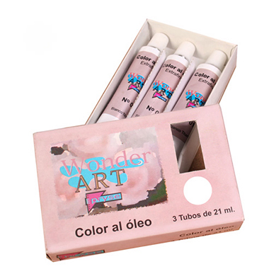 [6250001] Caja 3 tubos 21 ml óleo nº 01 blanco titanium
