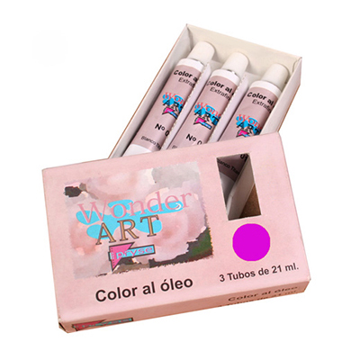 [6250017] Caja 3 tubos 21 ml óleo nº 17 magenta