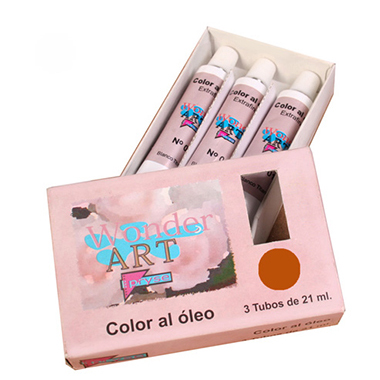 [6250020] Caja 3 tubos 21 ml óleo nº 20 rojo cadmiun oscuro