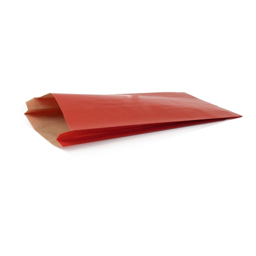 [7006023] Sobre con fuelle 50 g 19 + 6 x 34,5 cm kraft rojo