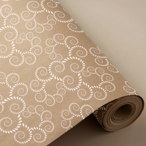 [3150191R] Bobina 31 cm 2 kg100% kraft reciclado espiral blanca