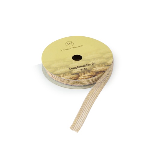 [3290051] Cinta de yute 10 mm x 3 m natural