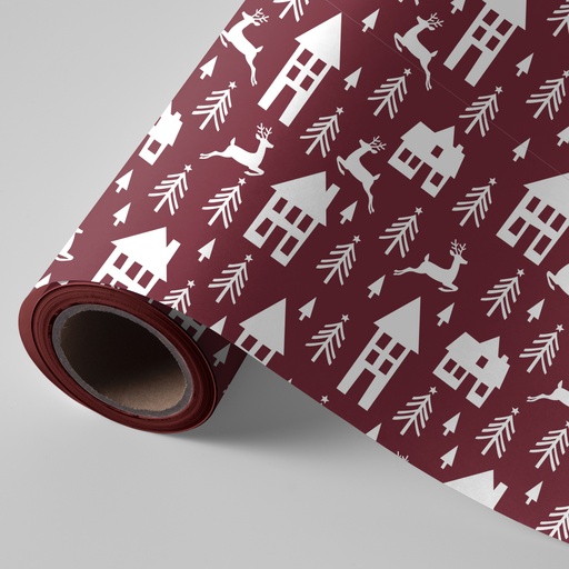[3150244] Bobina 62 cm 4 kg navidad casitas