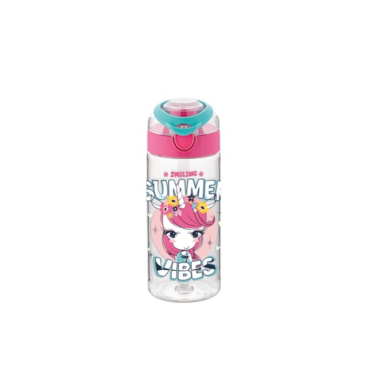 [0950102] Botella de Tritan con asa de 500 ml Unicornio