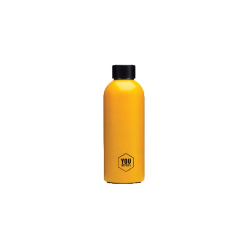 [0955002] Botella de Acero Inoxidable de 500 ml Naranja
