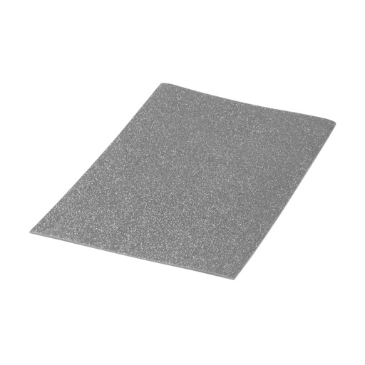 [5020326] Bolsa 10 láminas EVA purpurina biodegradable 40 x 60 cm plata