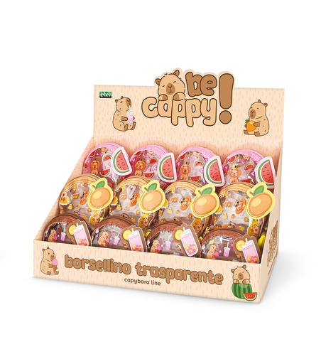 [8500011-82193] Monedero Capybara transparente con charm