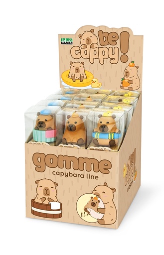 [8500032-82210] Goma Capybara en 3 diseños