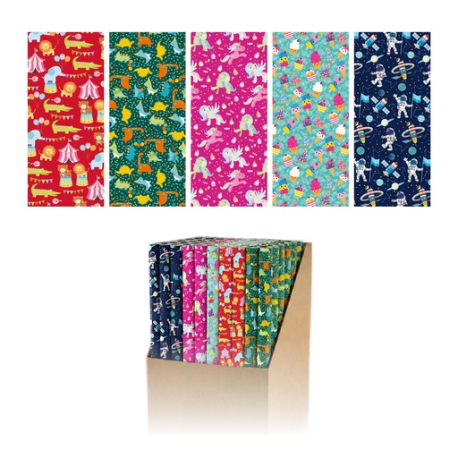 [3150026X] Expositor 50 rollos 0.7 x 2 m infantil