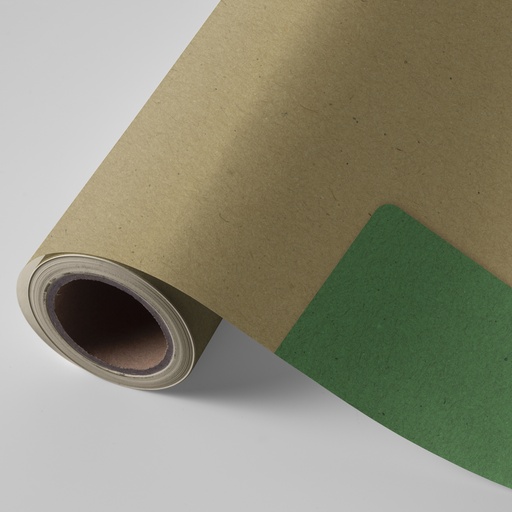 [3150263X] Bobina 62 cm 4 kg kraft alisado doble cara oro-verde