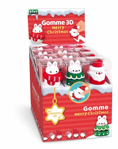 [8500108-82381] Goma Navidad 3D